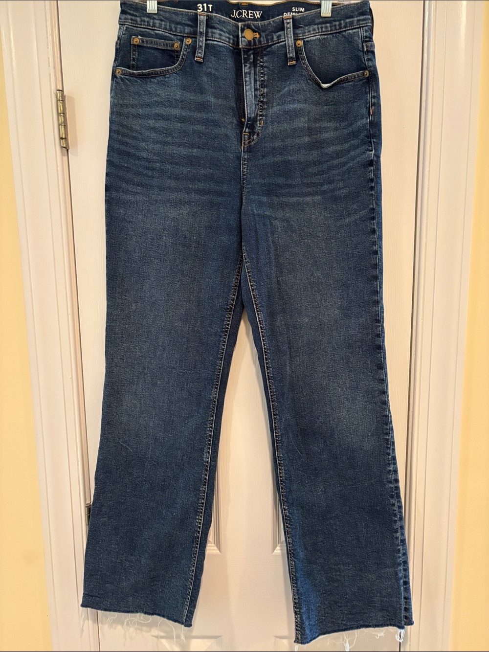 J. Crew Slim Demi Boot Jeans 31T